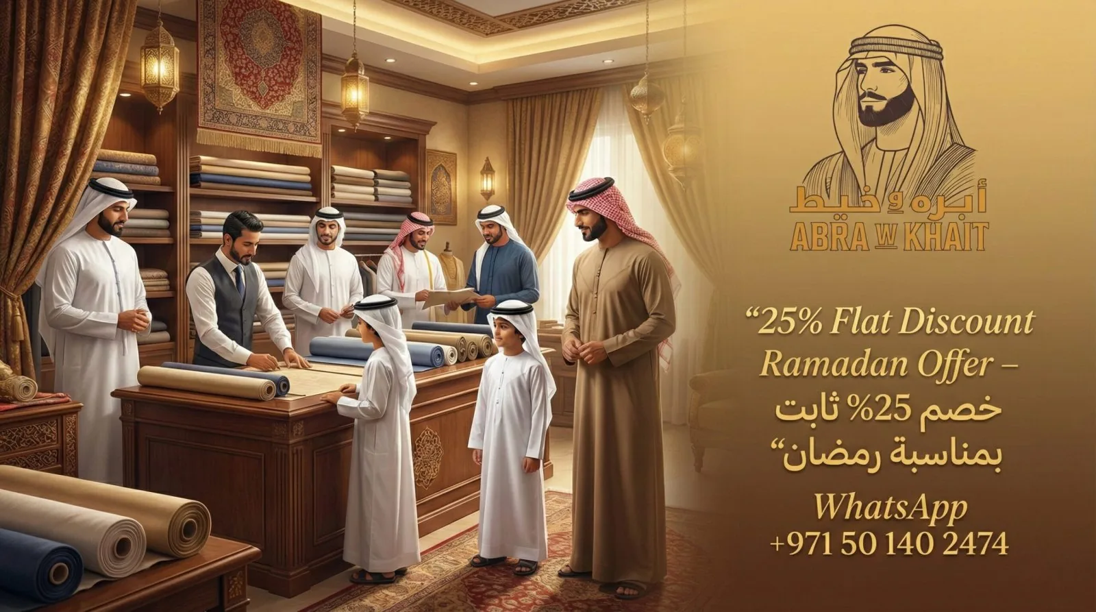 Title: 25% Flat Discount Ramadan Offer – Premium Men Tailoring in Ajman