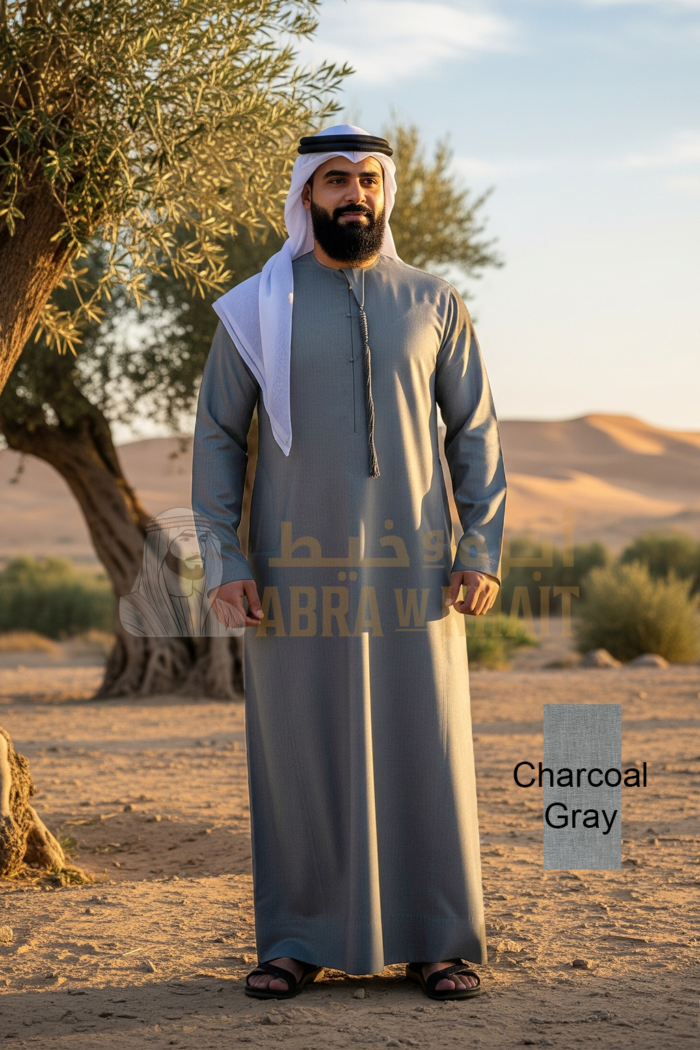 Emirati Style Arabic Kandura for Men – Premium Fabric (Special Saemiramis)