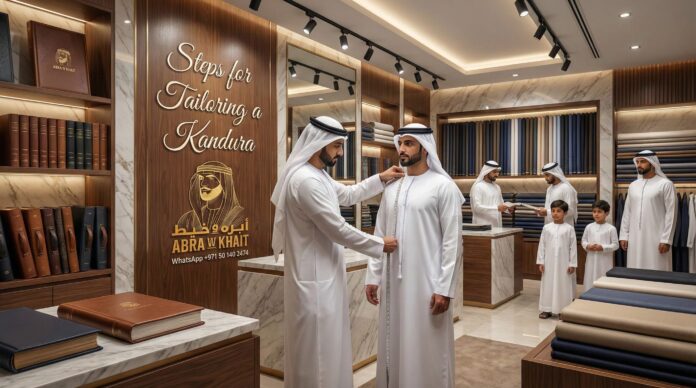 Steps for Tailoring a Kandura – From Measurement to Complete Kandura with Customer Satisfaction